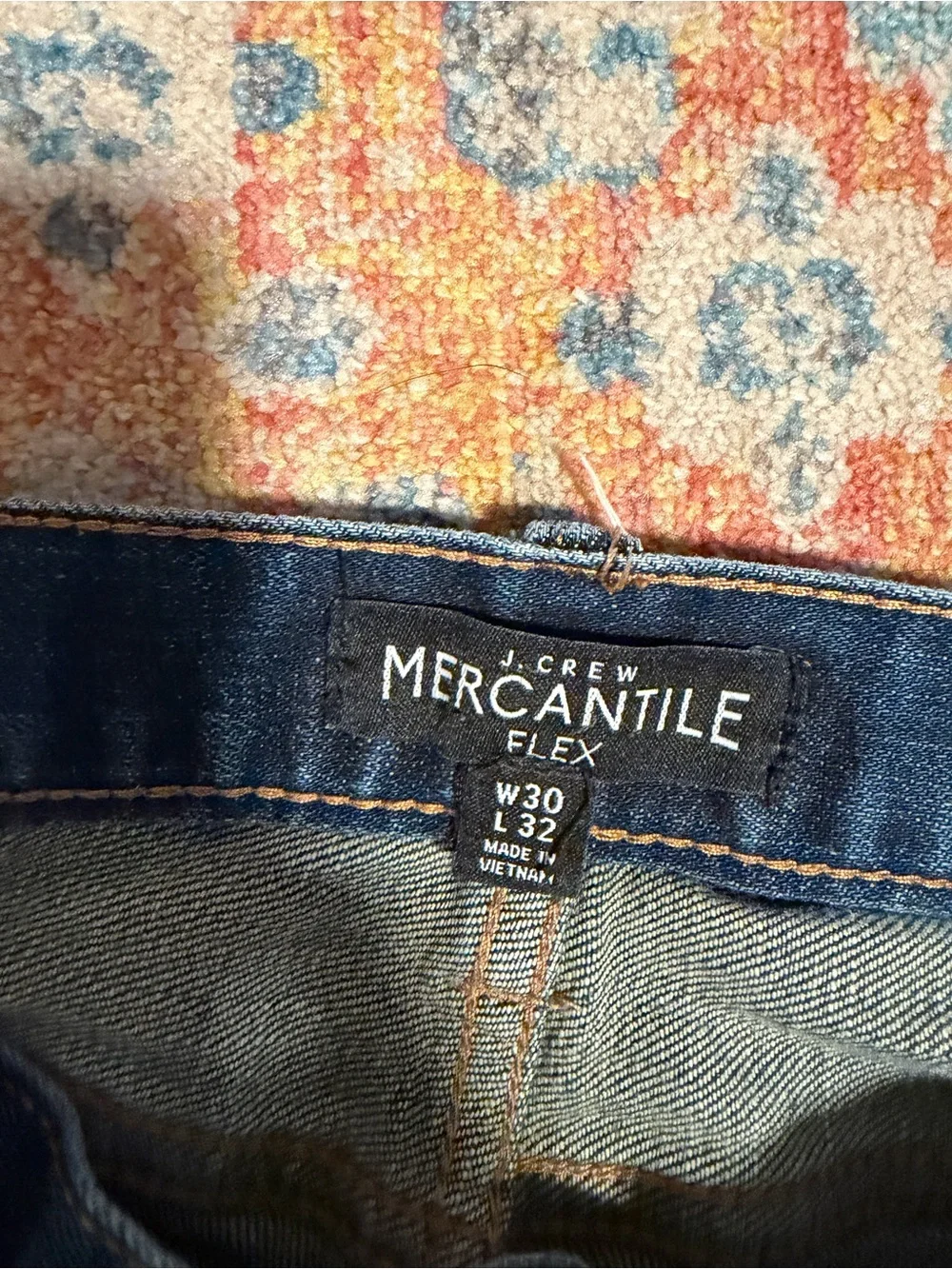 J.Crew slim dark rinse jeans